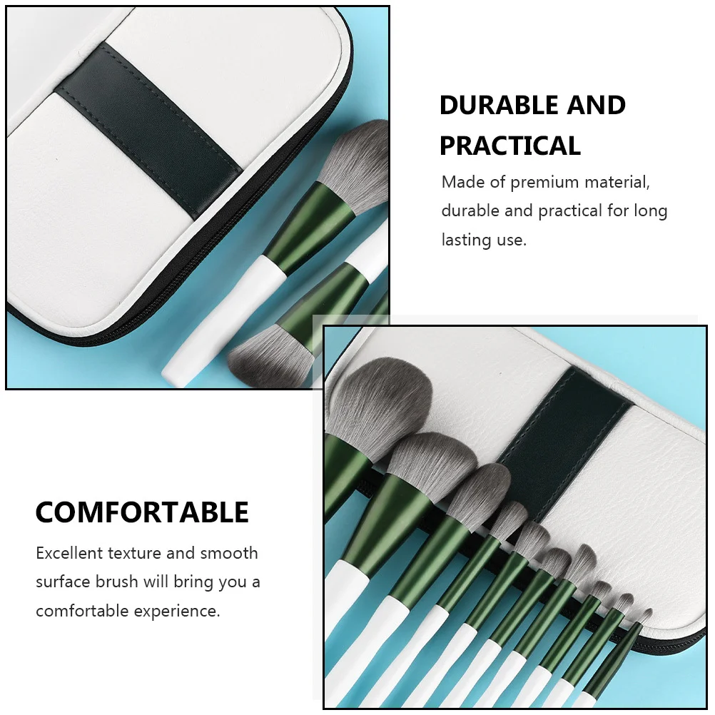 12Pcs Beauty Makeup Brush Set Professional Kit for Foundation Blush Eye Shadow Contour Highlight Eyebrow Powder