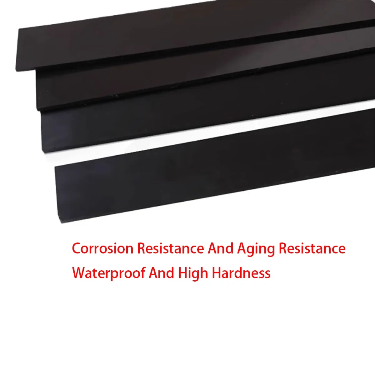 Épaisseur de barre carrée en nylon noir résistant à l'usure 3/4/5/8/10/12-90 mm