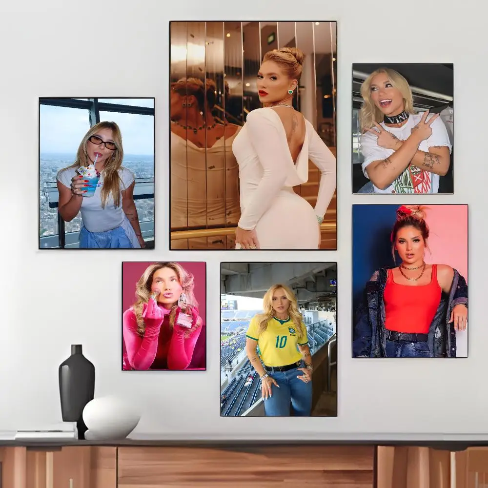 Brazilian Influencer V-Virginia Fonseca Poster Pegatina artistica HD autoadhesiva impermeable para salon dormitorio