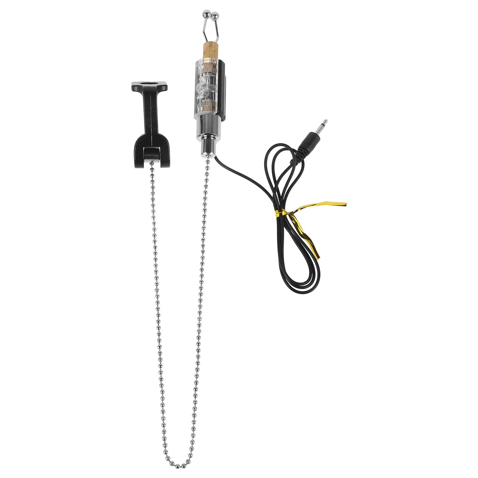 

Fishing Rod Alarm Bell Extra Loud Alert Sound and Light Signals Night Fishing Gear Stable Performance Bite Indicator