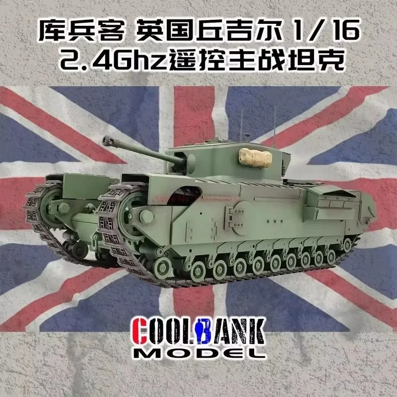 Rc 1/16 Remote Control Tank Soldier Churchill C2310 Full-Scale Electric Remote Control Model Military Toy Remote Control Toy