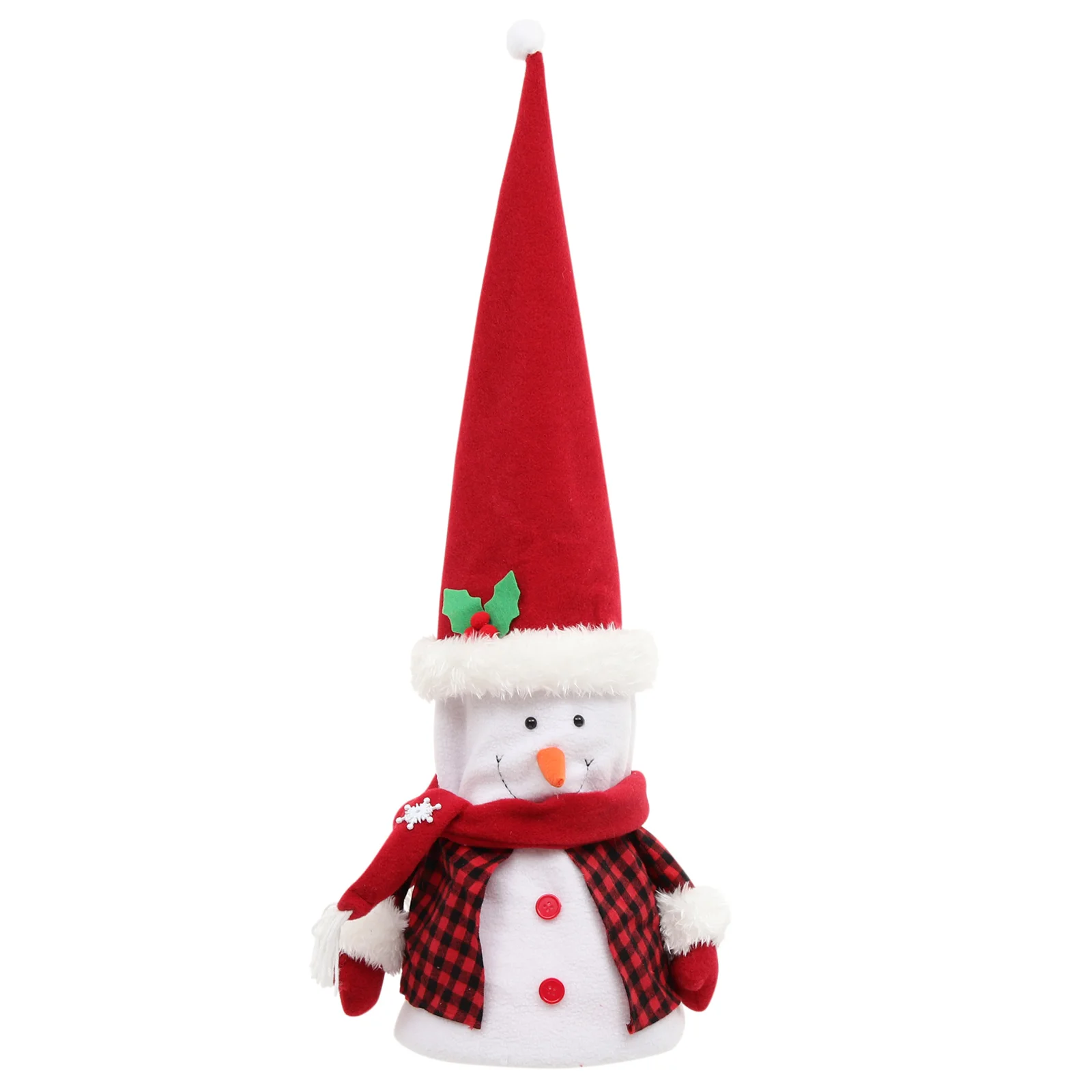 

Snowman Decorations Tree Ornaments Treetop Holiday Cloth Toppers Cute Unique Elder