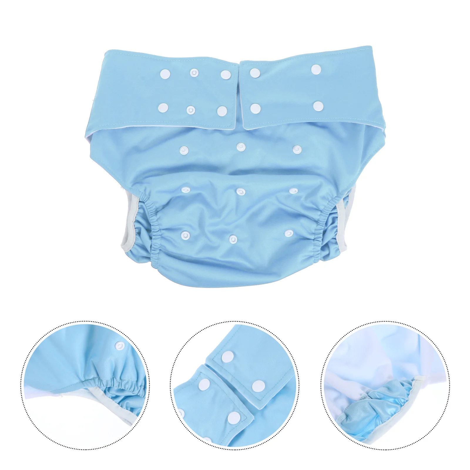 1 قطعة تنفس قابلة لإعادة الاستخدام حفاضات الكبار السراويل قابل للغسل المضادة للتسرب الملابس الداخلية قابل للتعديل الساق الأصفاد ل سلس البول الحيض