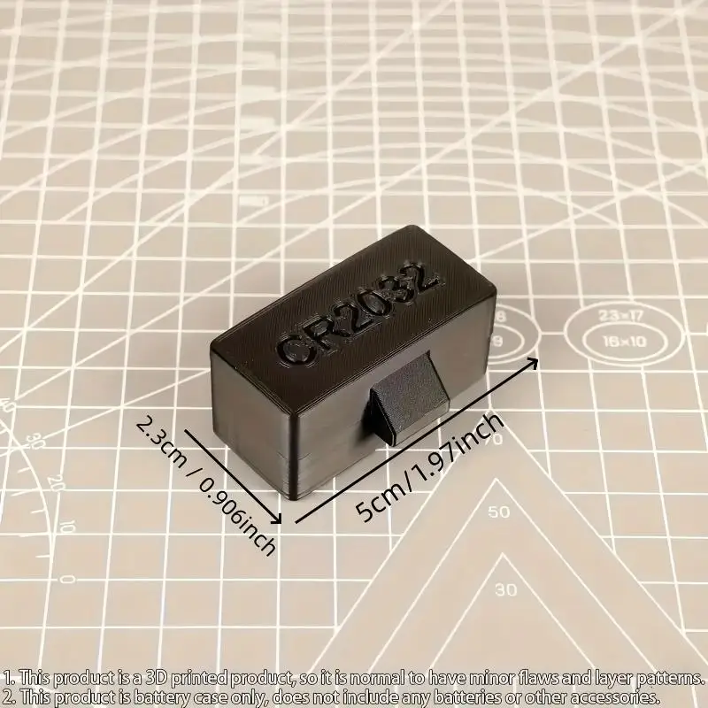 10-Hole CR2032 Button Battery Holder With 10 Drawer Slots - Portable Storage Box For Small Batteries, Prevents Loss
