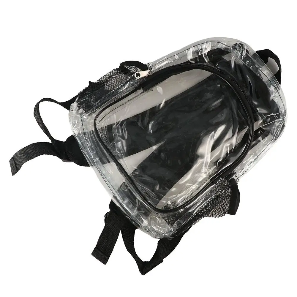 Durable Large Capacity Messenger Clear Purse Transparent Crossbody Storage Beach Bag Clear Tote Bag Lunch Bag Shoulder Bag