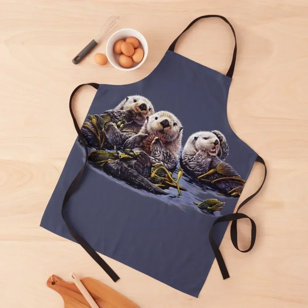 

Sea Otter Trio Apron Kitchen Things Kitchen For Men Kitchen For Man gadgets Apron