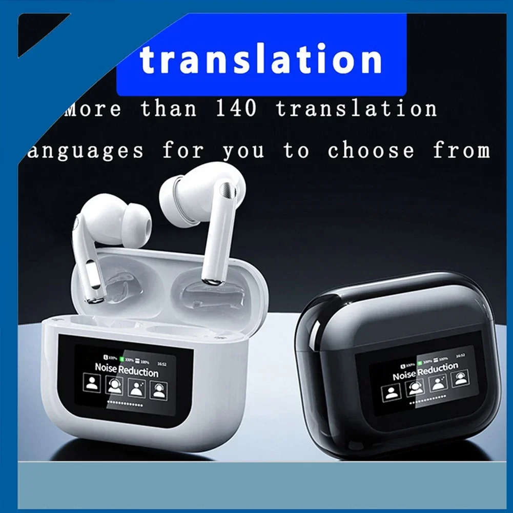 New Real-time Voice Translation Earbuds 80 Languages Translation Wireless Bluetooth5.0 Headset With Charging Box Earphone