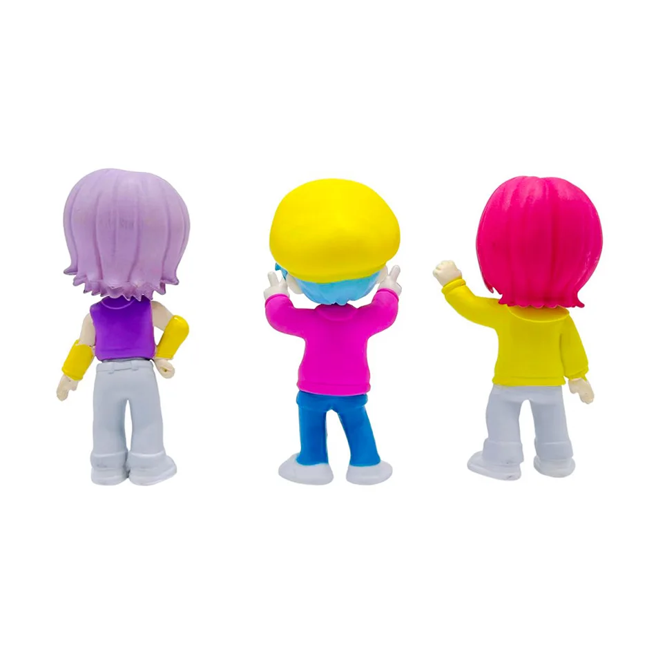 6pcs Kpop Demon Hunters Figure Series Blind Box PVC Cartoon Mini Model Toy Doll Desktop Decorative Kids Christmas Surprise Gift