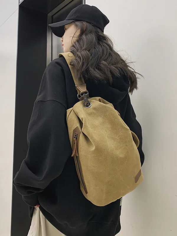 ユニセックス-大容量-レトロ-多機能-キャンバス-ショルダーバッグ-おしゃれなクロスボディバックパック-学生向け-和風