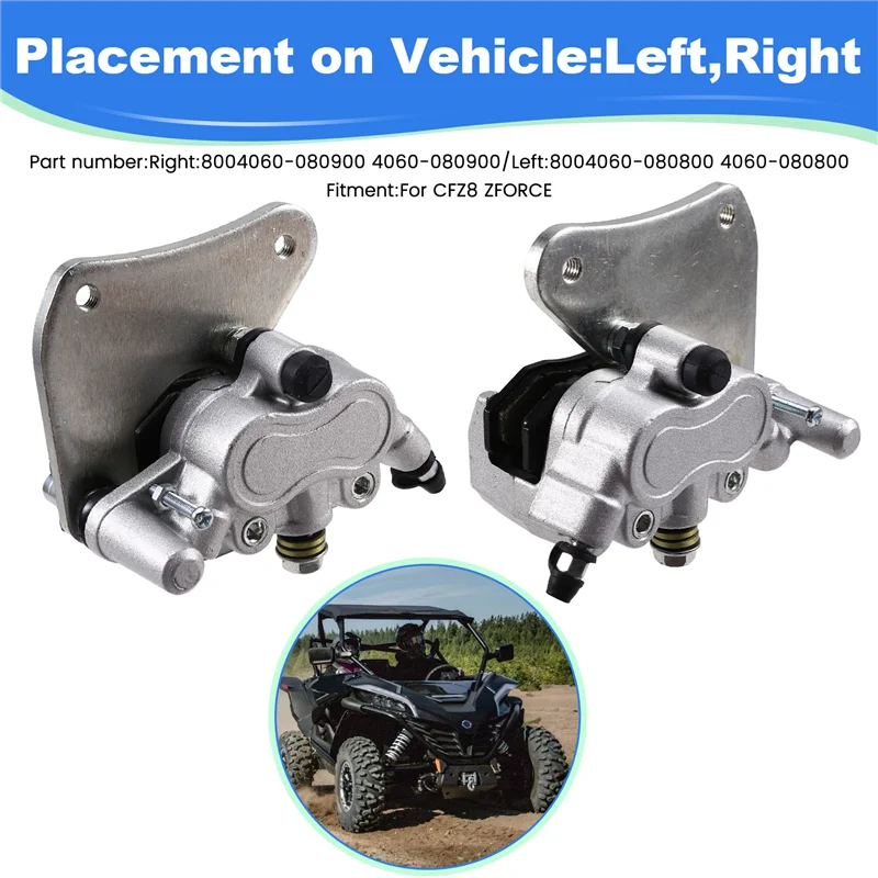 

8004060-080800 8004060-080900 Front Brake Caliper Motorcycle Brake Caliper For CFMOTO/CFZ8 ZFORCE