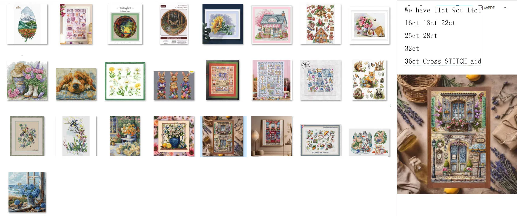 

Good Lovely -Hand sewn small tools 38-50 Counted Cross Stitch Kit Cross Stitch Set Cotton Embroidery Kits