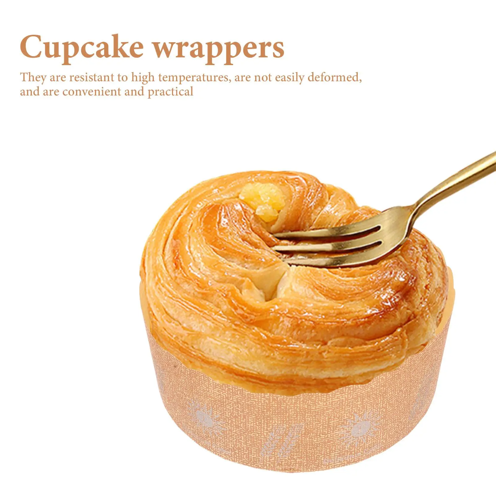 

100 Pcs Paper Cups 14cm Diameter Baking Muffin Cake Baking Cups Holders Wrappers Party Containers Safe Healthy