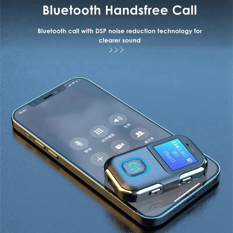 BR11 سيارة بلوتوث استقبال الصوت 3.5 ملم محول الصوت اللاسلكي استقبال مشغل MP3 المحمولة