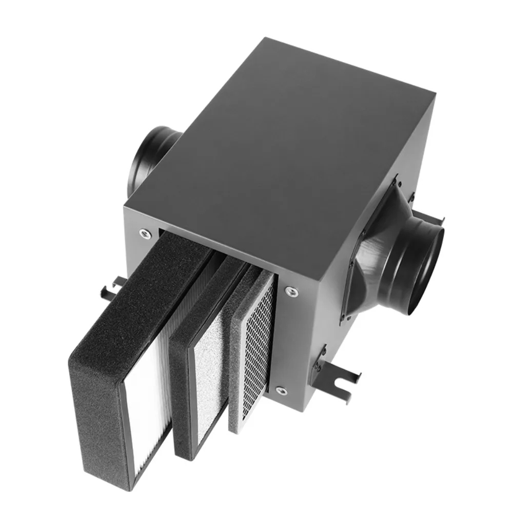 Ceiling Ventilation Box Fan Filter Fresh Air Supply Exhaust Fan