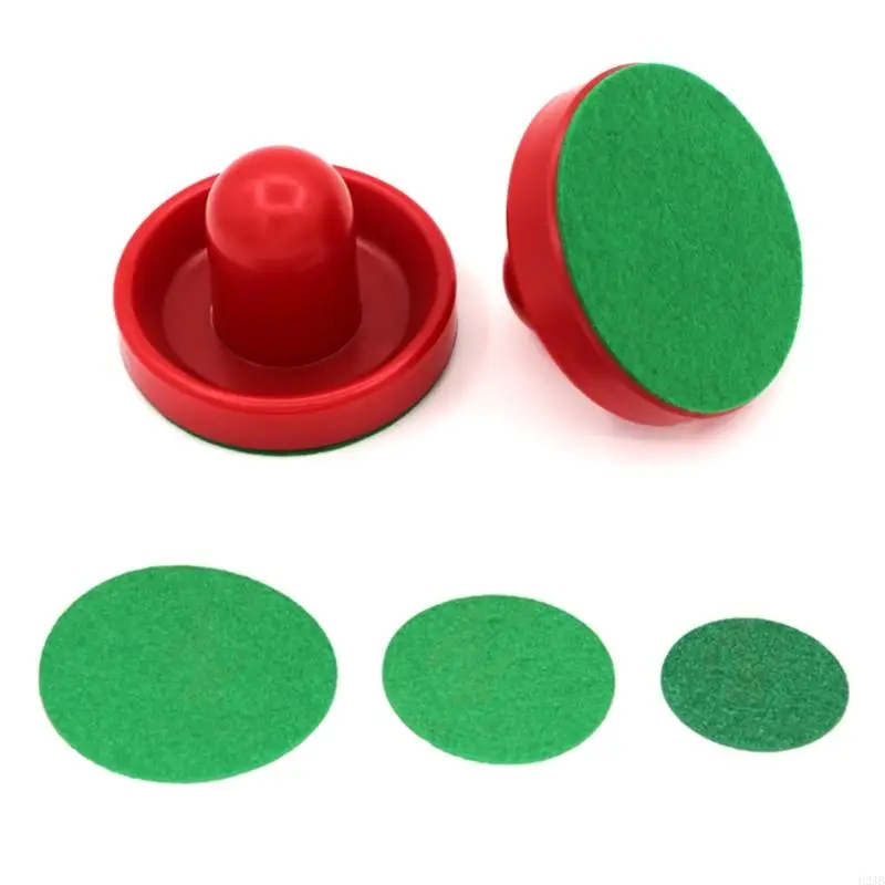 U2JB 10pcs Auto adesivo Substituição feltro Substituição Verde Fellow Pad Air Hockey Table Felt Pusher Table Game Acessórios