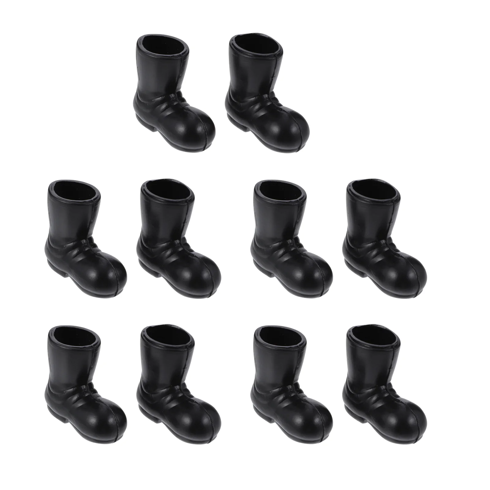 5 Pairs Mini Boots Christmas Decor Miniature Shoes Adornments Exquisite Decorative House Child