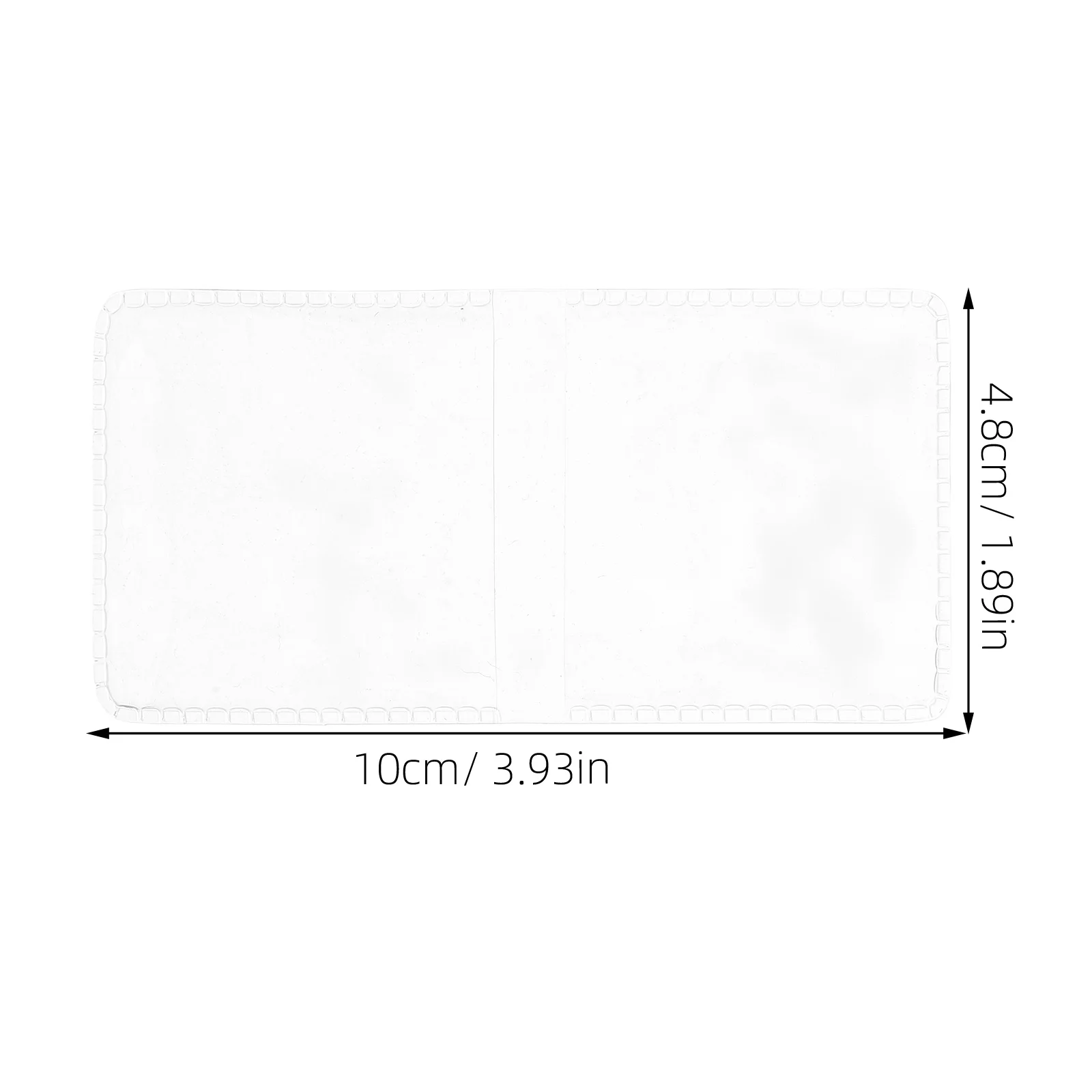 50pcs Clear Sleeves Pvc Pouches Foldable Double-Sided Transparent Bags For Banknotes Collectors Storage Bag Cash Protector Coin