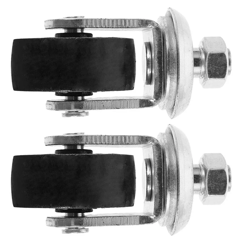 

2Pcs HeavyDuty JackCasterWheel Replacement SwivelFloorCasters MetalThreadRod HighLoadCapacity StableLifting