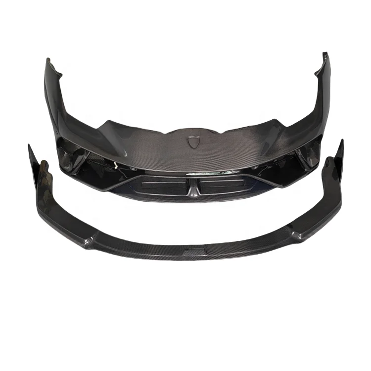 P-style all carbon fiber carbon fiber front bumper front lip body kit for Lamborghini Huracan LP580 LP610 Car Bumpers