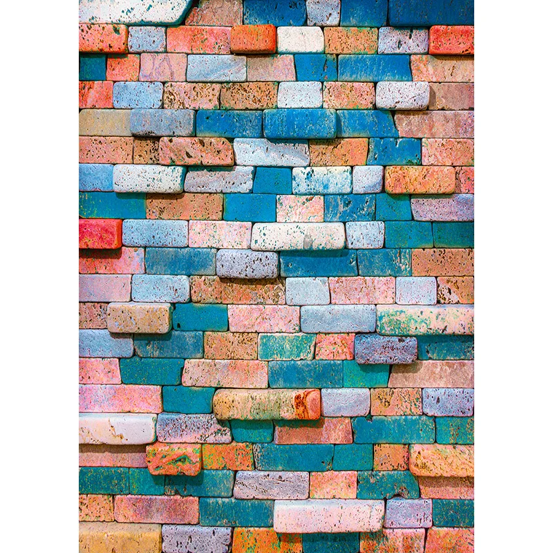 Vinyl Custom Photography Backdrops Prop Brick wall Theme Photography Background 210203TBZ-01