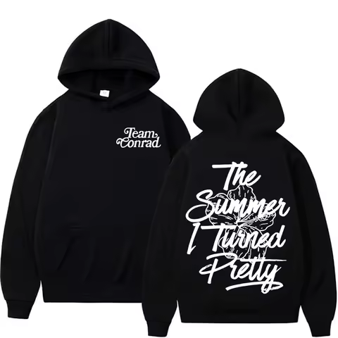 Team Conrad The Summer I Turned Pretty Hoodies Conrad Fisher Cousins Beach Hoodie Men Women Fashion Casual Sweatshirt Streetwear
