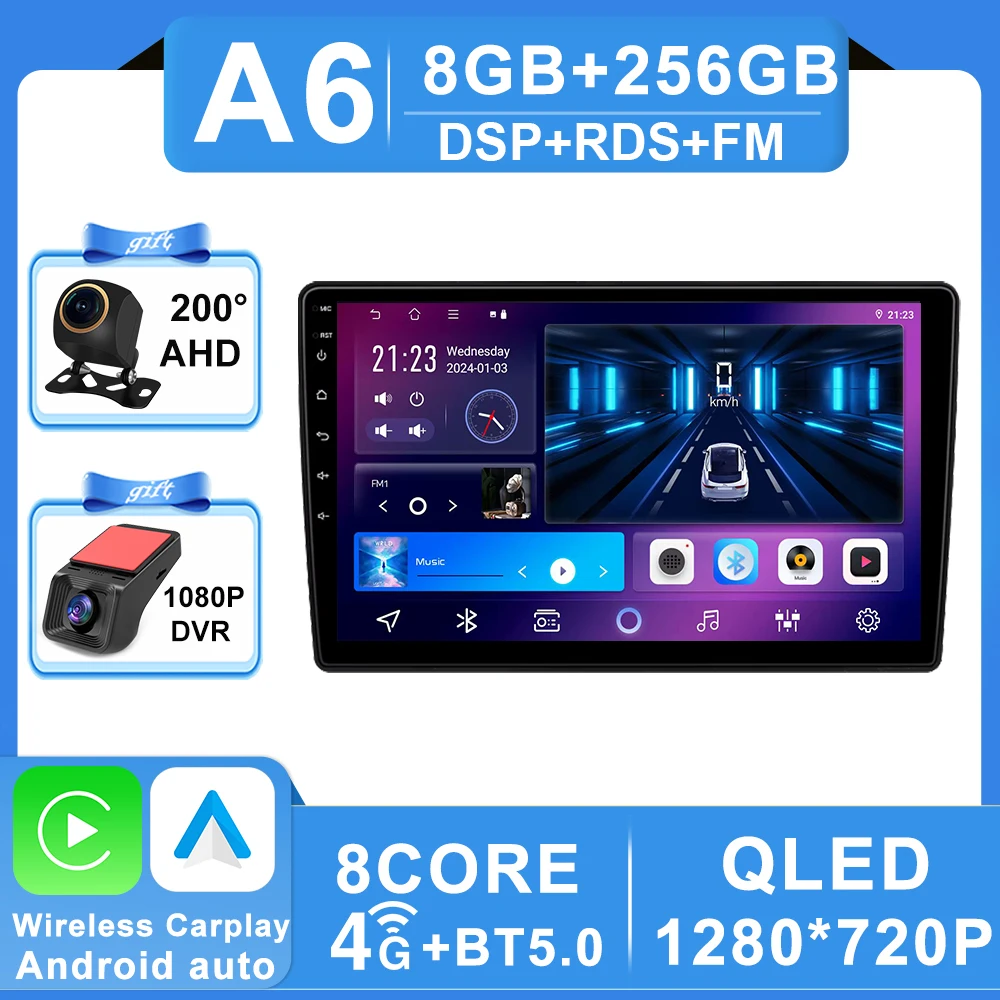 Android 16 Carplay Video Voor Citroen C5 X7 III Autoradio GPS Navigatie Stereo 4G Wifi Auto Monitor DVD Bluetooth Geen 2din DSP 2k