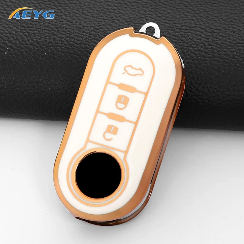 Car Key Case Cover For FIAT 500 Ducato Punto Panda Lancia Musa For Citroen Jumper Peugeot Boxer Accessories view 4