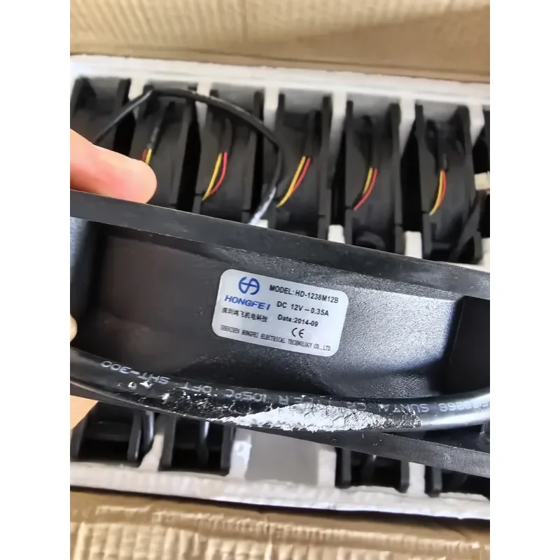 for 12038 12V Double Ball Bearing Fan 5pcs Pack High Airflow Cooling Blower for PC Case Server Industrial Equipment