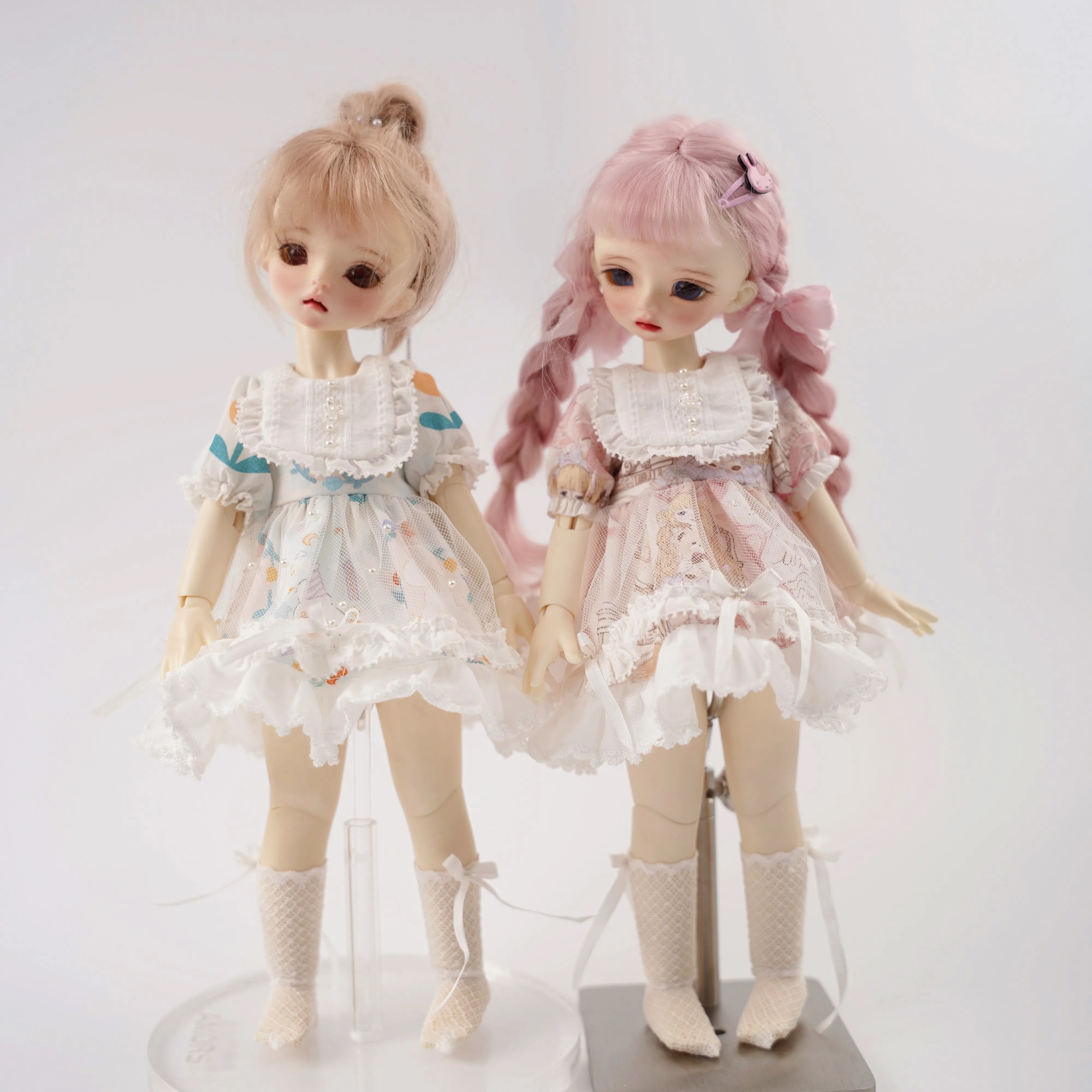 bjd-人形服アクセサリー手作りドレス-1-6-ロリータ手作りダイヤモンドドレスサイズ-6-30-センチメートル脂肪ボディベビードレス