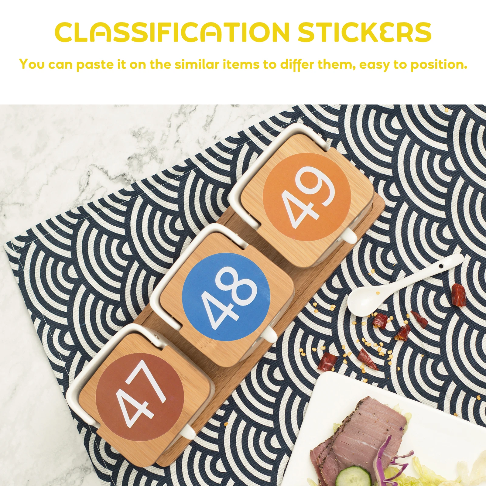 

Round Number Stickers 5 Sheets Pvc Waterproof Colorful Number Pasters For Diy Craft Home Decor Envelope Labeling Tags