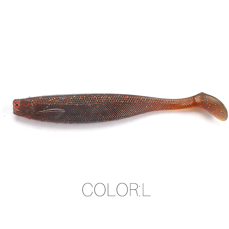 NEU Supercontinent ShadTeez T-Tail 50mm 70mm 100mm Pike Zander Predator Fishing 3D-Augen Weicher Köder Angelköder