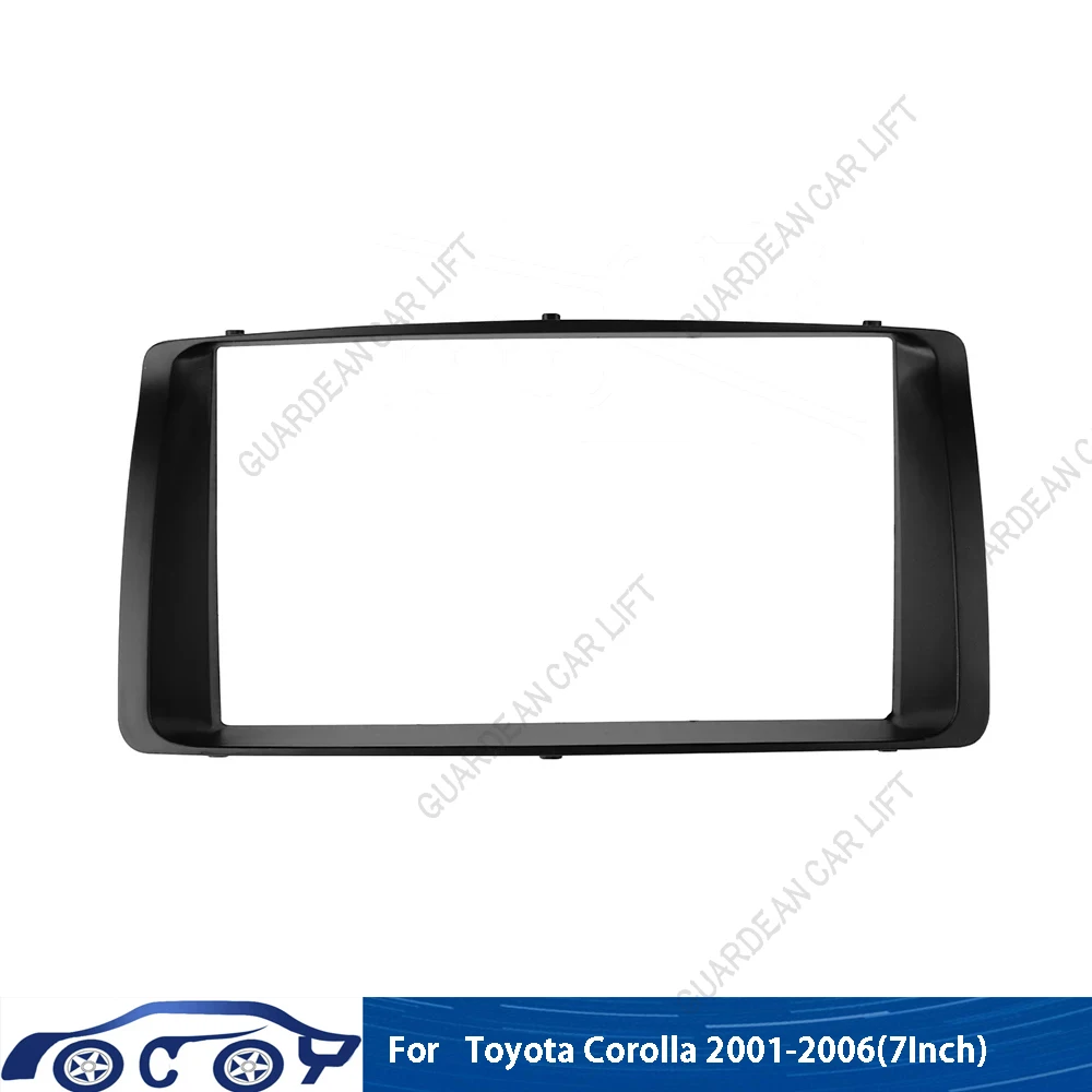 

Автомобильный радиоприемник Fascia Для Toyota Corolla 2001-2006, GPS, стереопанель, крепление для приборной панели, установочный комплект, рамка, проигрыватель, лицевая панель