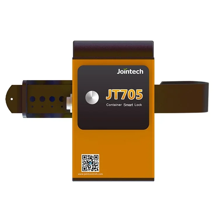 GPS GSM container door lock tracker JT705 unlock by ble password on site and SMS software APP remotely