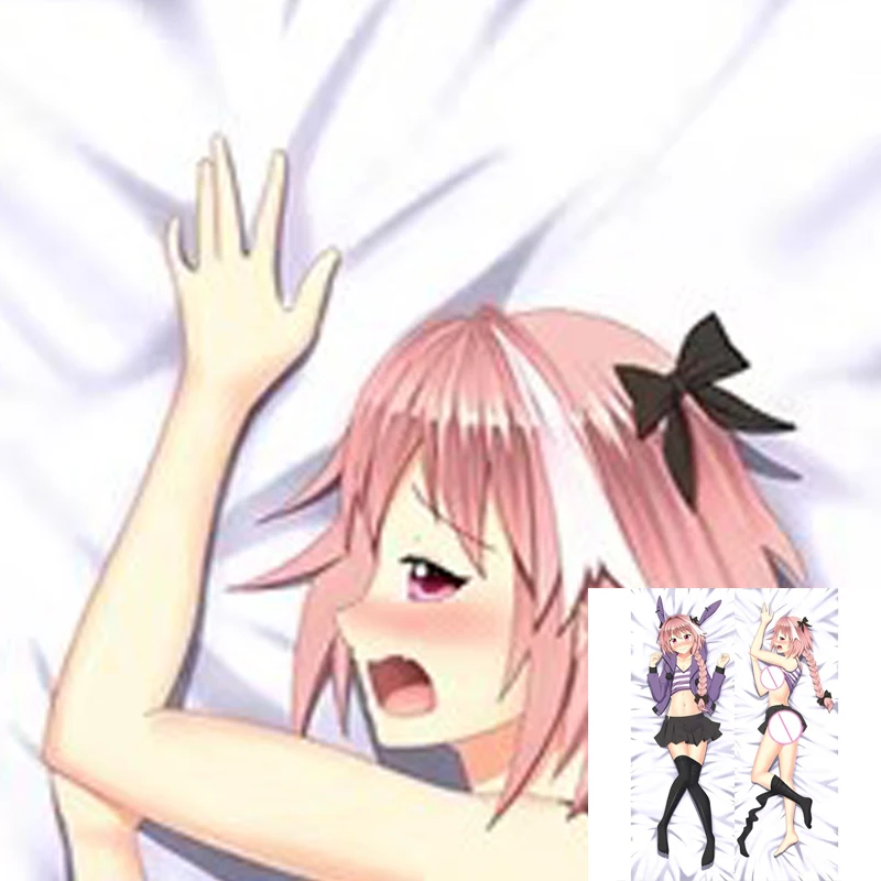 

Dakimakura Anime Pillow Cover Astolfo Double Sided Print Cushion Bedding Festival Gifts Gifts