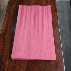 2 PCS Ayus Dyed Red Wood Table Tennis Racket Base Plate 0.8mm Surface Material Force Material
