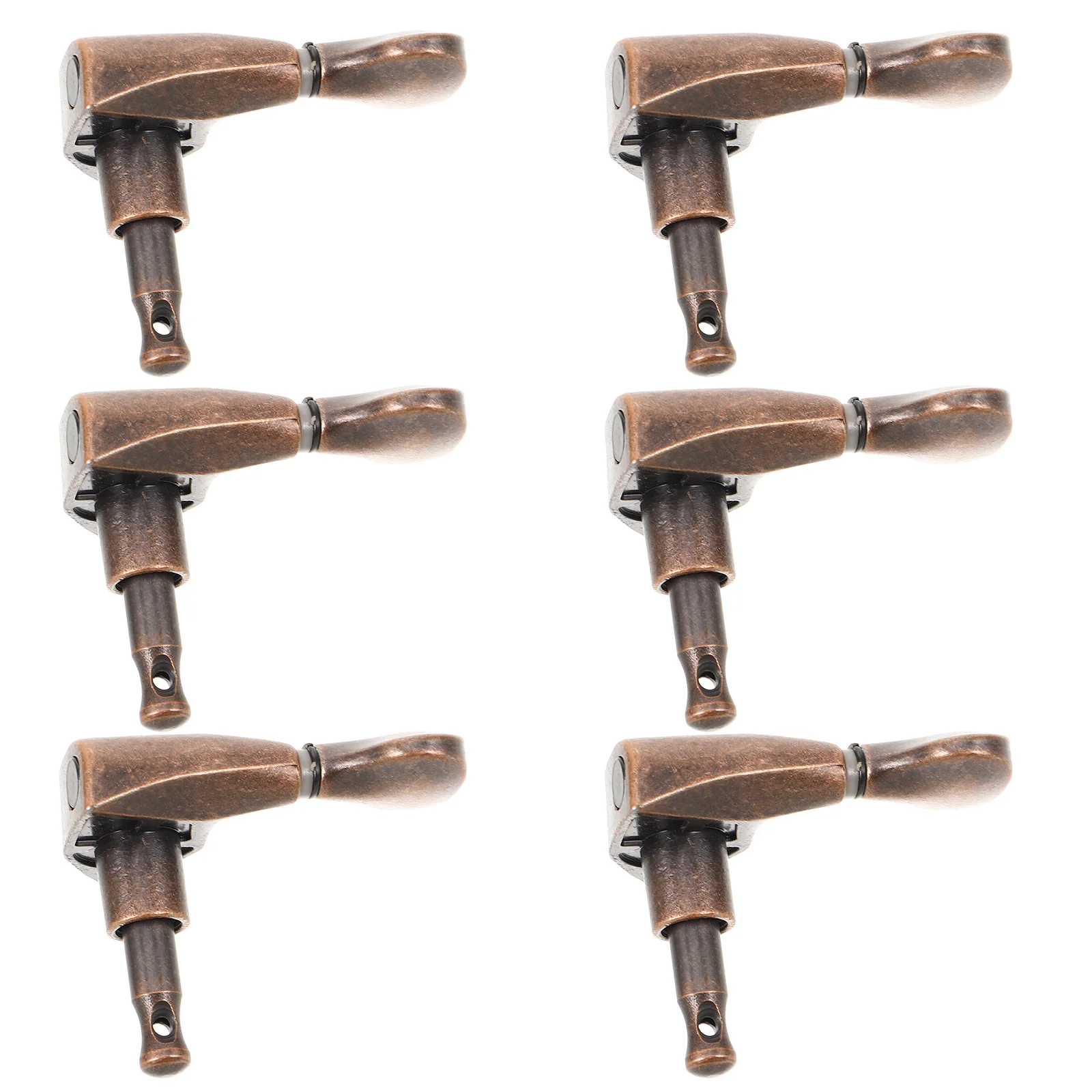 

6pcs Wood Guitar String Winder Vintage Copper Locking Tuners For Acoustic Electric Guitar Maintenance Tool Tuning Key