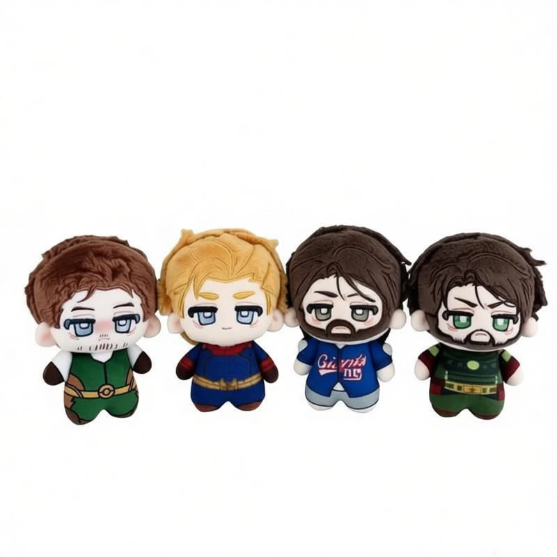 

10cm Stuffed The Boys The Homelander The Deep Soldier Plushie Stuffed Doll Toys Keychain Pendant Plush Doll Holiday Xmas Gift