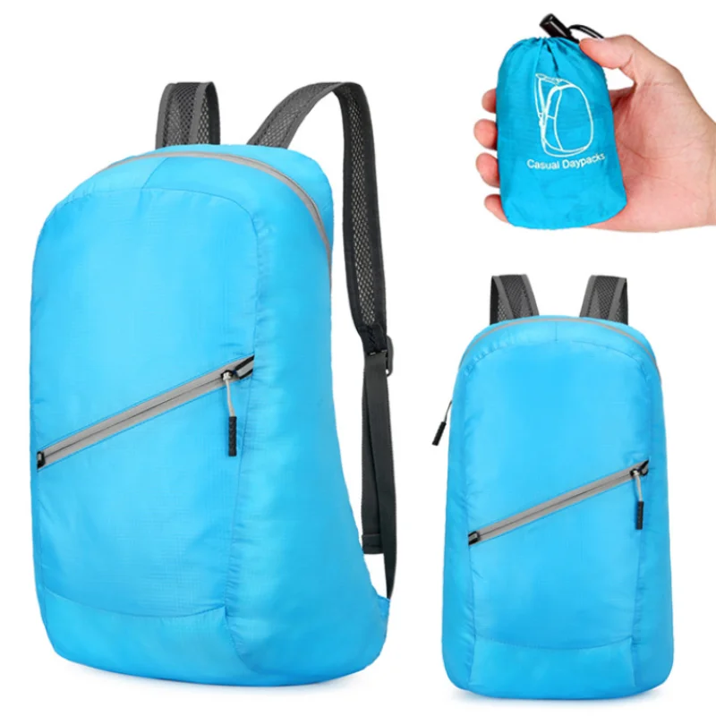 Tragbarer faltbarer Reise rucksack leichter Sport rucksack multifunktion ale Outdoor-Bergsteiger tasche Unisex wasserdichter Rucksack – Detail 8