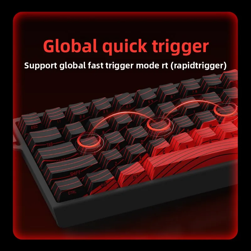 FGG MADLIONS MAD60 MAD68 HE لوحة مفاتيح سلكية للألعاب 8k مفتاح مغناطيسي مشغل سريع الكمون المنخفض RGB لوحة مفاتيح ألعاب مخصصة