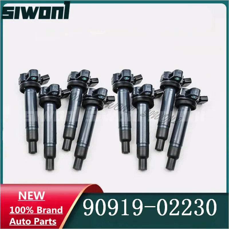

8PCS Ignition Coil 90919-02230 For Toyota Land Cruiser 4Runner Tundra Lexus SC430 LX470 LS430 GX470 GS430 LS430 9091902230 UF230