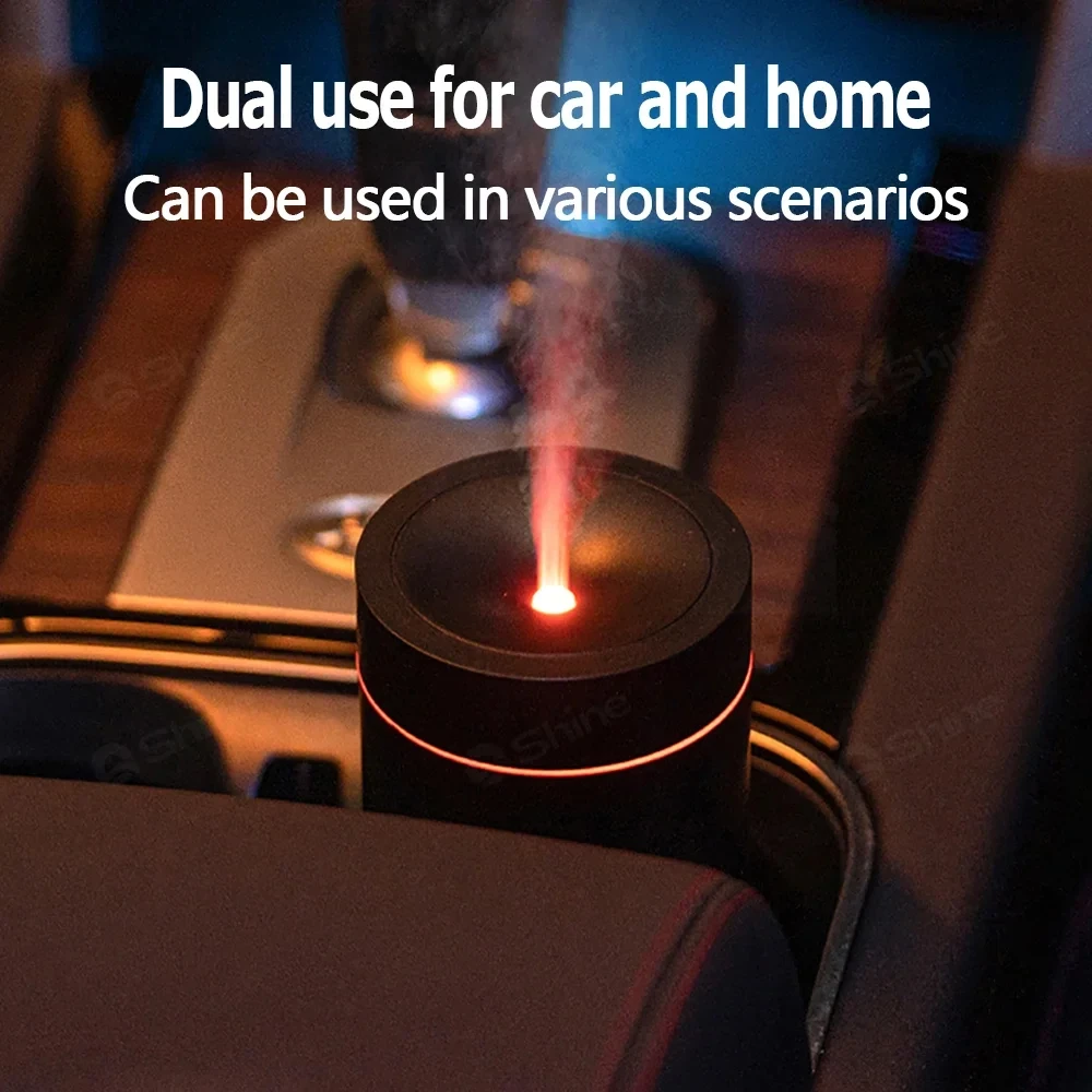 2000mAh Rechargeable Car Aroma Diffuser Car Diffuser Essential Oils Diffuser Mist Sprayer Mini Humidifier for Car Home Office