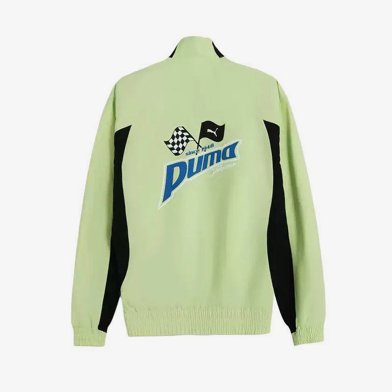 Puma Authentic Mens and Womens Racing Style Loose Patchwork Casual Jacket 631336-35