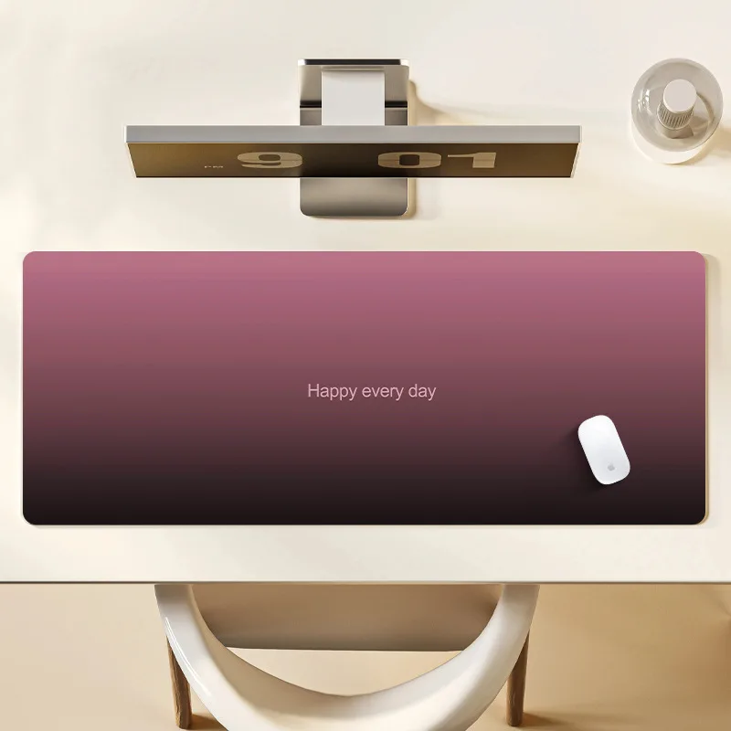 Premium Sense Gradual Change Color Mouse Pad Oversized Minimalist Ins Wind Texture E-sports Office Keyboard Desk Mat