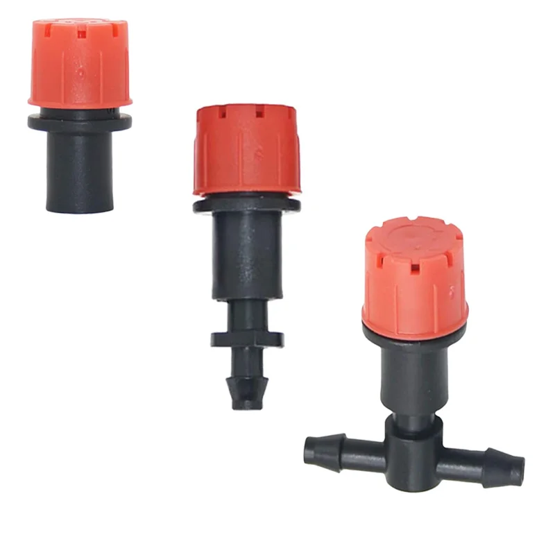Irrigation Dripper  Red Adjustable Dripper Sprinkler with 6 mm Inner Hole Irrigation Garden Watering Drip Irrigation Greenhouse