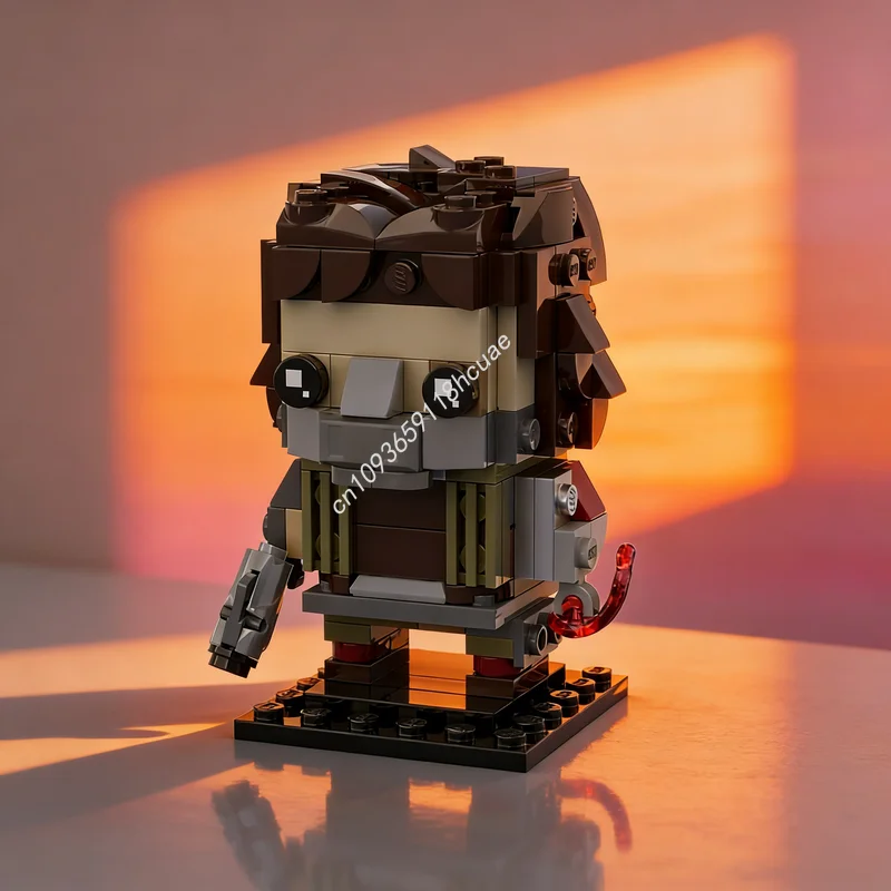 172 stuks MOC Brickheadz Marvelled Rivals Winter Soldier Model Bouwstenen Constructie DIY Speelgoed Kerstcadeaus Creatief idee