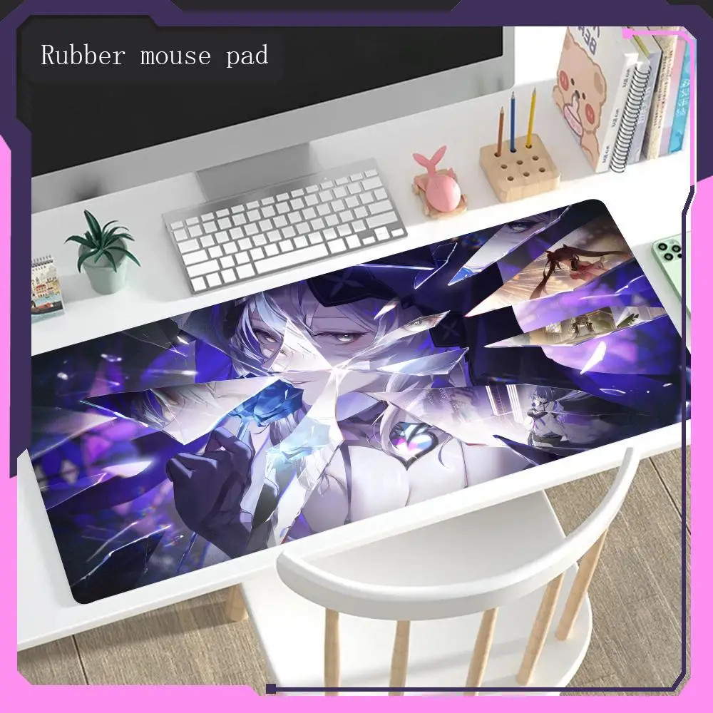 

The popular mouse pad that many people like Honkai Star Rail black swan Mouse Pad protective pad waterproof rubber game mousepad