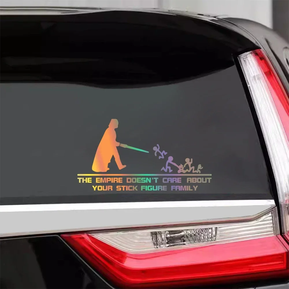 

Автомобильная наклейка «Империя не уход за своей семьей» с узором, виниловая наклейка, водонепроницаемая автомобильная внешняя отделка, аксессуары