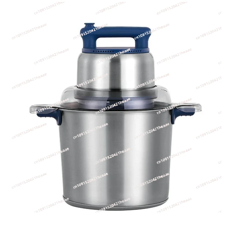 Suitable for household electric stainless steel meat grinder, kitchen minced meat processing machine, 220V 8L