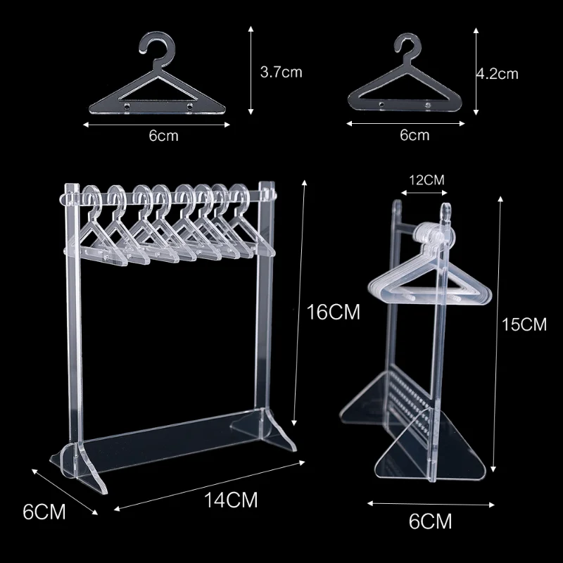 Acrylic Coat-hanger Shape Earring Display Stand for Women Jewelry Pendant Showcase Rack Transparent Earring Board Ear Studs