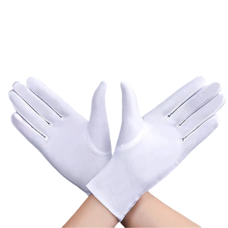 Gants d'exposition luxueux, 1 paire, mitaines douces confortables, résistants aux rayures, pour vitrines bijoux, vente